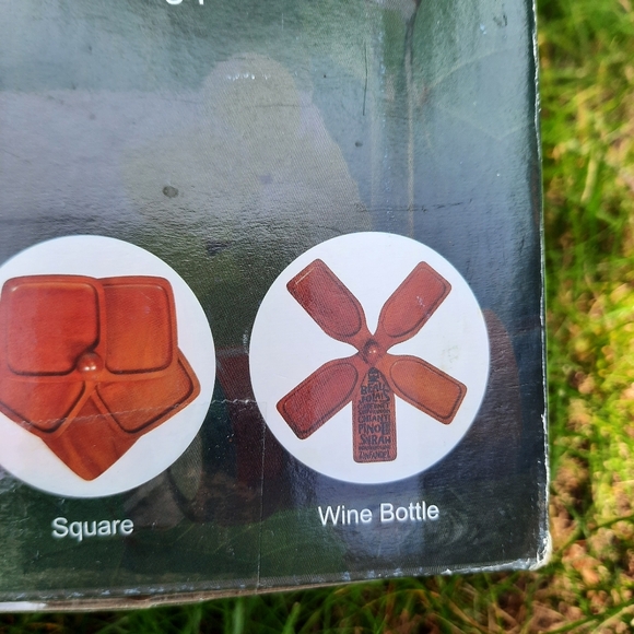 NIB Primeware Inc. Cambridgre Appetizer Platter Wine Themed Stacked Charcuterie - Picture 9 of 12